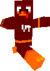 Hokiecraft mascot